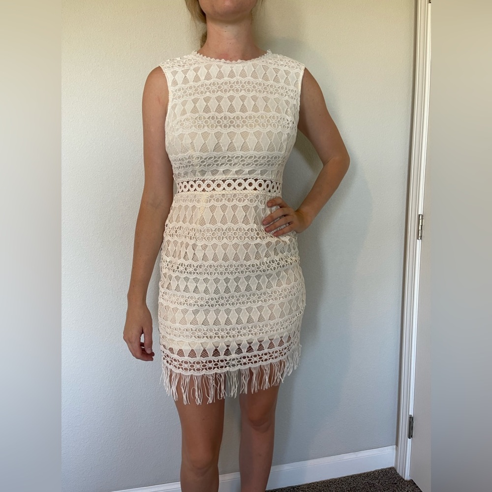 White lulus dress